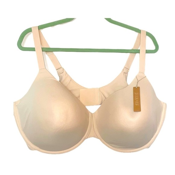 NWT SKIMS T-shirt Bra. Size 46DDD. Plus Size Bra. Nude Bra. 46F bra - Picture 1 of 9
